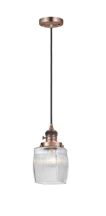 Innovations 201CSW-AC-G302-LED LED Mini Pendant, Antique Copper