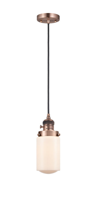 Innovations 201CSW-AC-G311 One Light Mini Pendant, Antique Copper