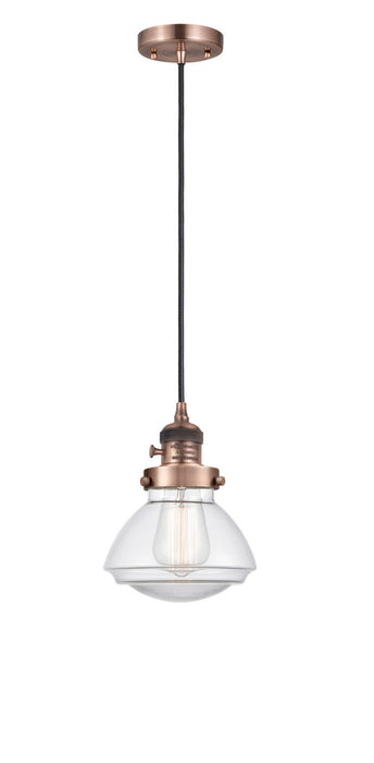 Innovations 201CSW-AC-G322-LED LED Mini Pendant, Antique Copper