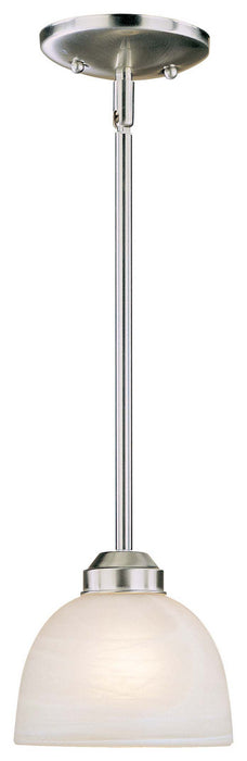 Minka-Lavery 1421-84 One Light Mini Pendant, Brushed Nickel