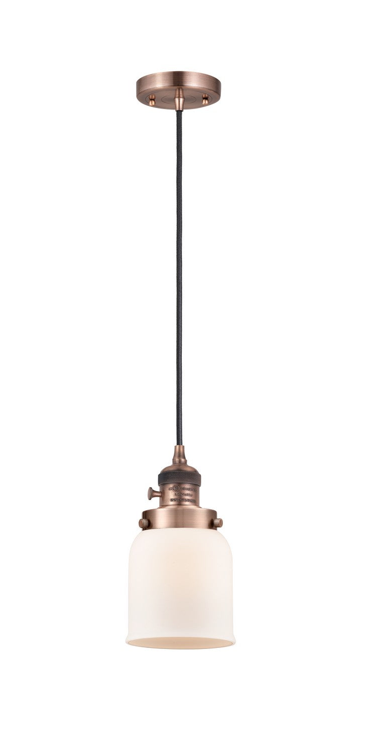 Innovations 201CSW-AC-G51 One Light Mini Pendant, Antique Copper