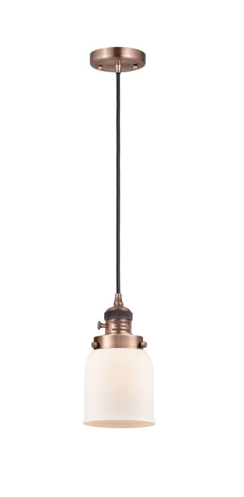 Innovations 201CSW-AC-G51 One Light Mini Pendant, Antique Copper