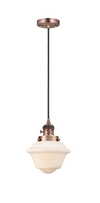 Innovations 201CSW-AC-G531 One Light Mini Pendant, Antique Copper