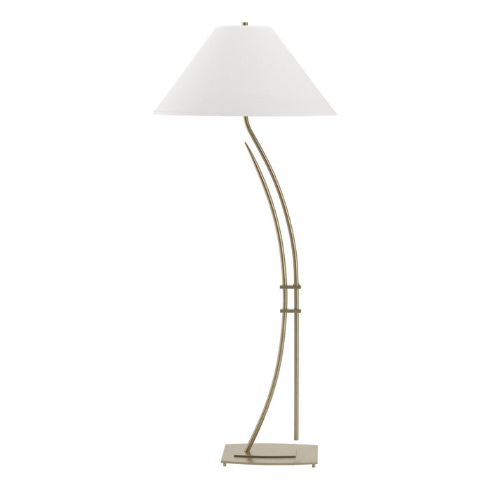 Hubbardton Forge 241952-SKT-84-SF2155 One Light Floor Lamp, Soft Gold