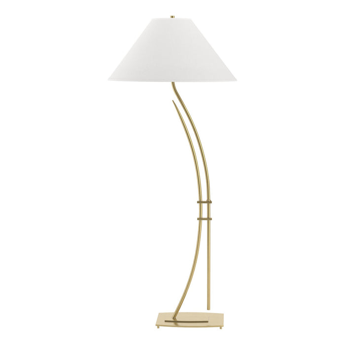 Hubbardton Forge 241952-SKT-86-SF2155 One Light Floor Lamp, Modern Brass
