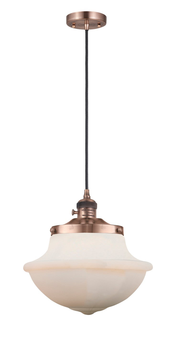 Innovations 201CSW-AC-G541 One Light Mini Pendant, Antique Copper