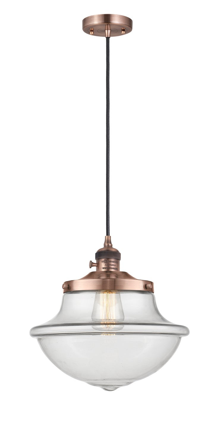 Innovations 201CSW-AC-G542-LED LED Mini Pendant, Antique Copper