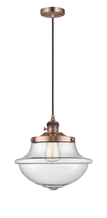 Innovations 201CSW-AC-G544 One Light Mini Pendant, Antique Copper