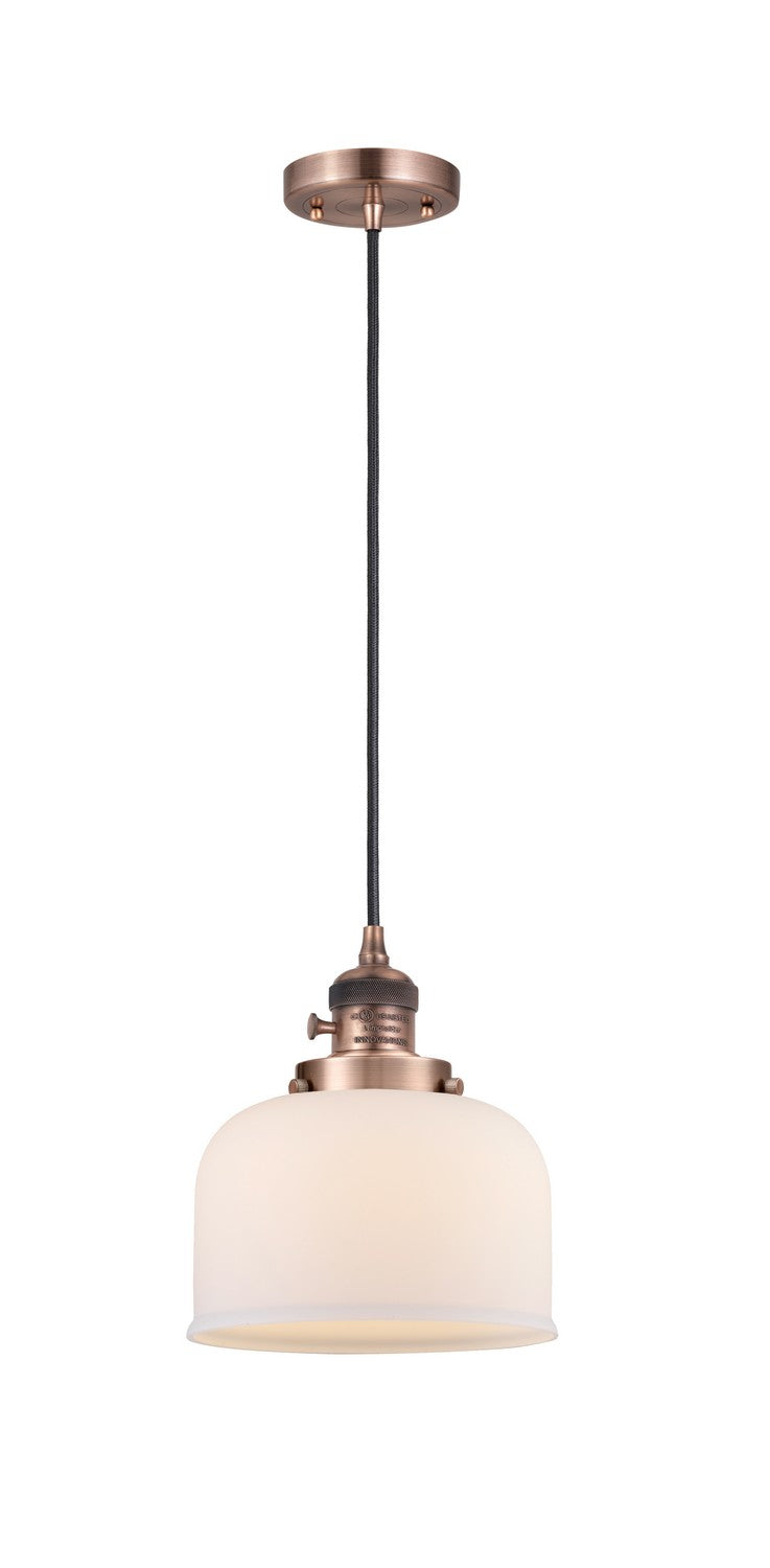 Innovations 201CSW-AC-G71 One Light Mini Pendant, Antique Copper