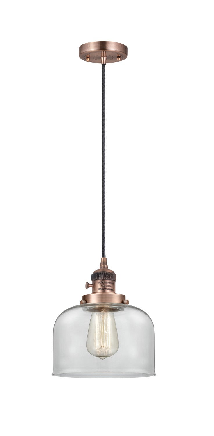 Innovations 201CSW-AC-G72 One Light Mini Pendant, Antique Copper