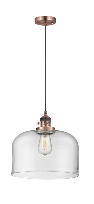 Innovations 201CSW-AC-G72-L One Light Mini Pendant, Antique Copper