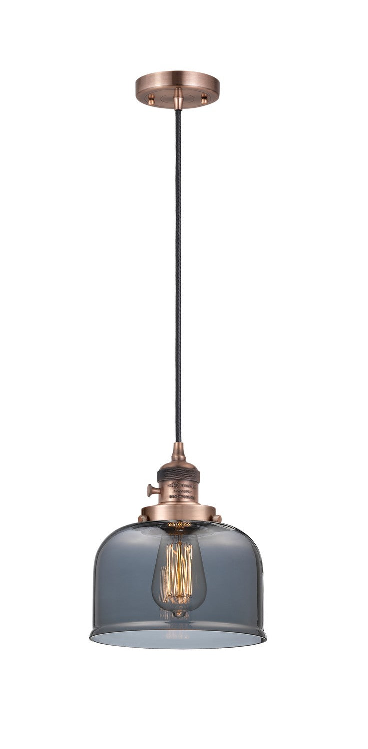 Innovations 201CSW-AC-G73 One Light Mini Pendant, Antique Copper