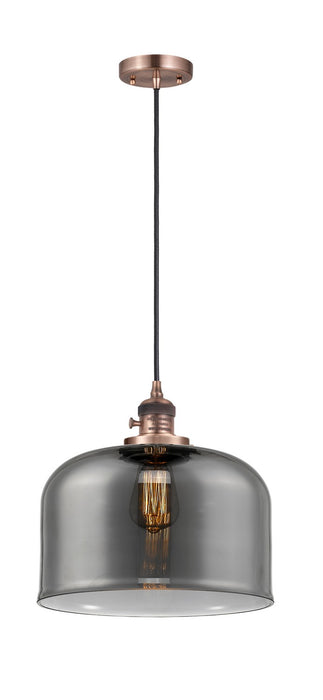 Innovations 201CSW-AC-G73-L One Light Mini Pendant, Antique Copper