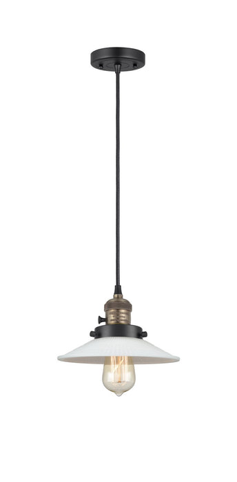 Innovations 201CSW-BAB-G1 One Light Mini Pendant, Black Antique Brass