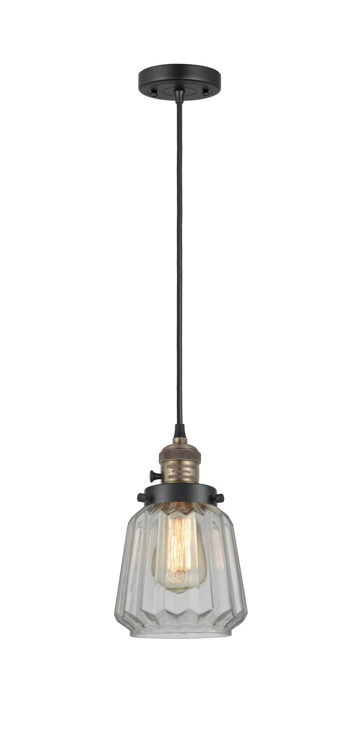 Innovations 201CSW-BAB-G142-LED LED Mini Pendant, Black Antique Brass