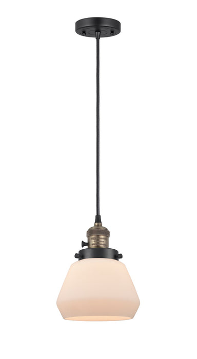 Innovations 201CSW-BAB-G171 One Light Mini Pendant, Black Antique Brass