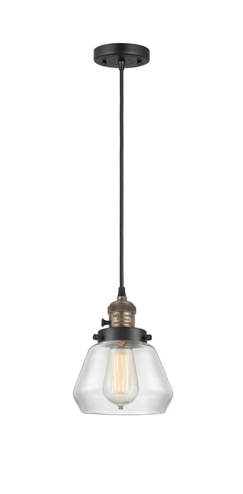 Innovations 201CSW-BAB-G172 One Light Mini Pendant, Black Antique Brass