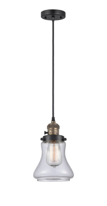 Innovations 201CSW-BAB-G192 One Light Mini Pendant, Black Antique Brass