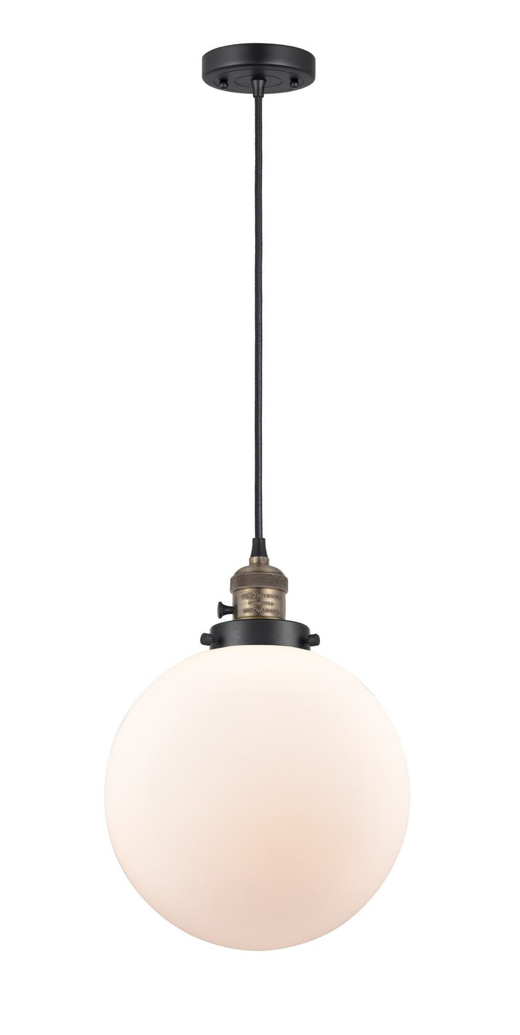 Innovations 201CSW-BAB-G201-10-LED LED Mini Pendant, Black Antique Brass