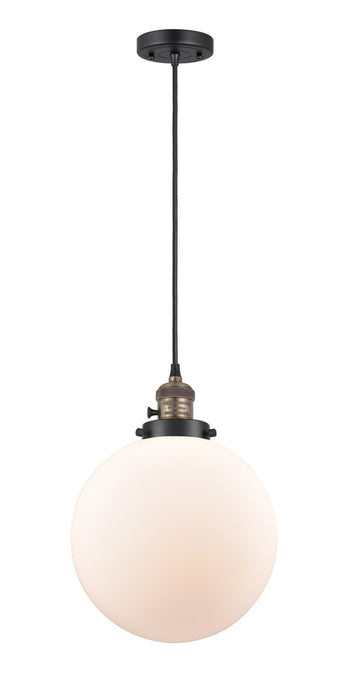 Innovations 201CSW-BAB-G201-10-LED LED Mini Pendant, Black Antique Brass