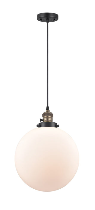 Innovations 201CSW-BAB-G201-12-LED LED Mini Pendant, Black Antique Brass