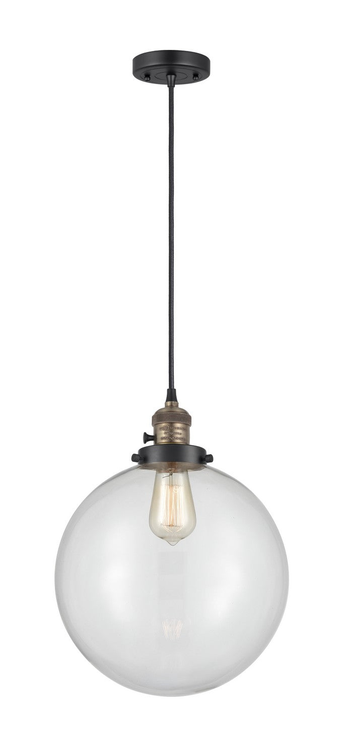 Innovations 201CSW-BAB-G202-12-LED LED Mini Pendant, Black Antique Brass