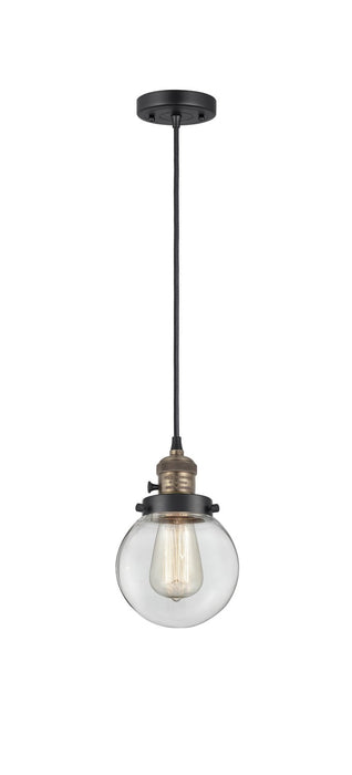 Innovations 201CSW-BAB-G202-6-LED LED Mini Pendant, Black Antique Brass