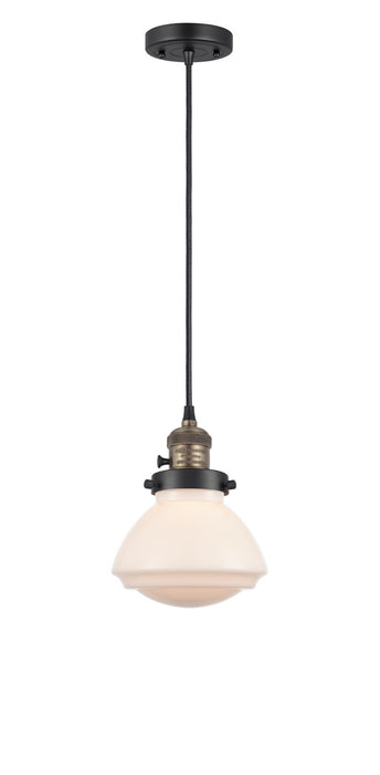 Innovations 201CSW-BAB-G321-LED LED Mini Pendant, Black Antique Brass