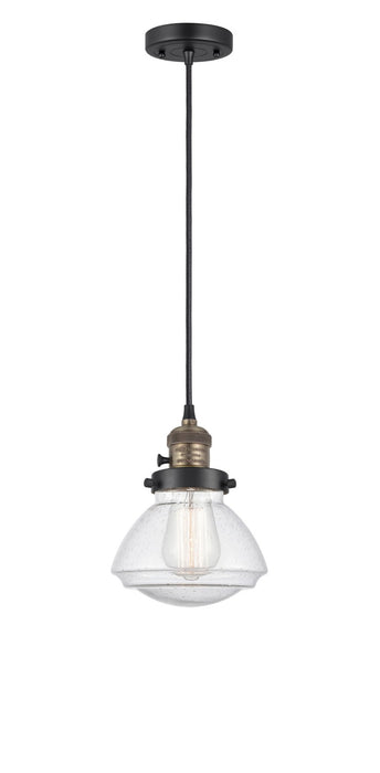 Innovations 201CSW-BAB-G324-LED LED Mini Pendant, Black Antique Brass