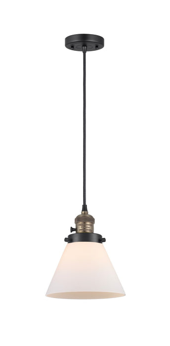 Innovations 201CSW-BAB-G41 One Light Mini Pendant, Black Antique Brass