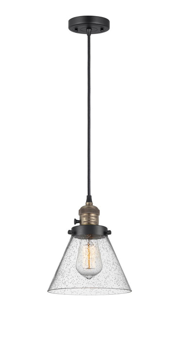 Innovations 201CSW-BAB-G44-LED LED Mini Pendant, Black Antique Brass