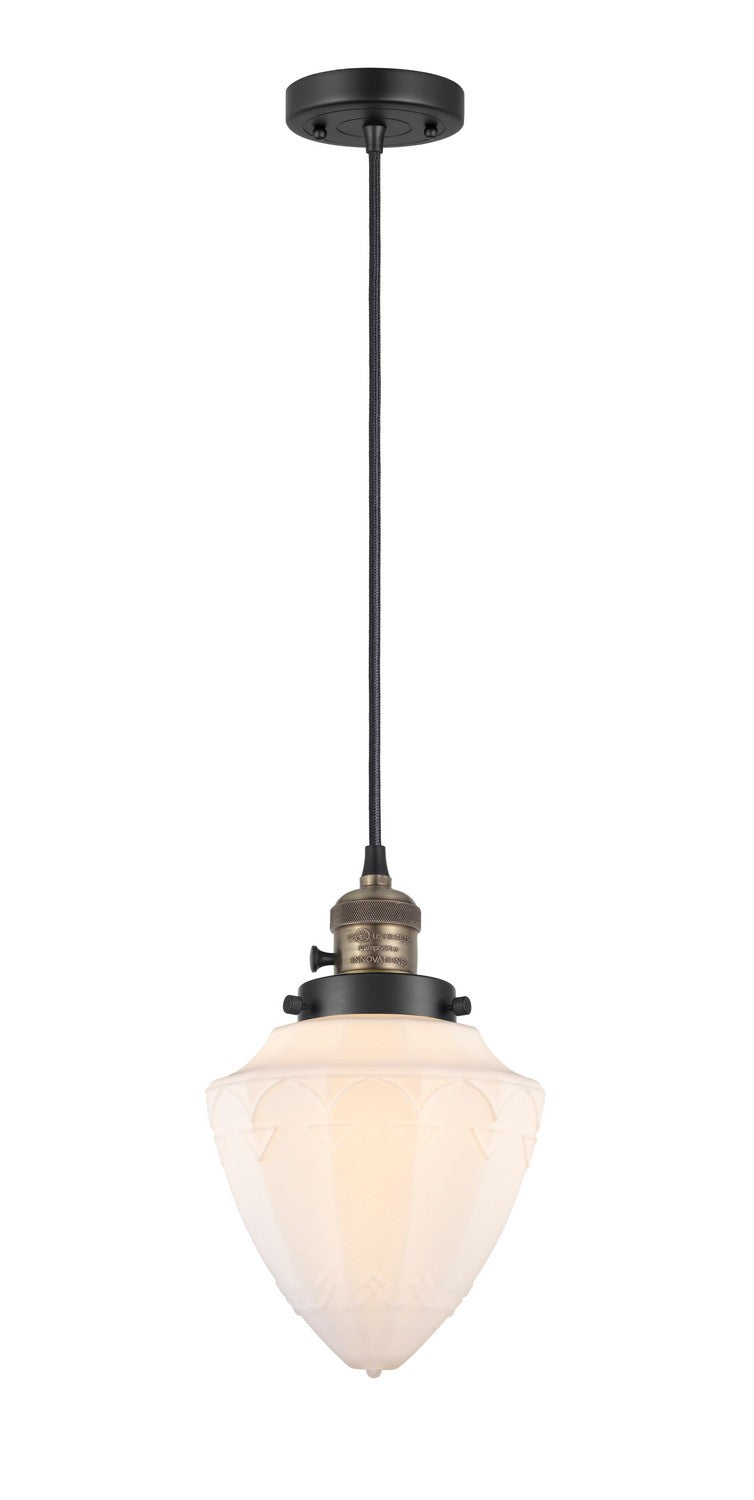 Innovations 201CSW-BAB-G661-7-LED LED Mini Pendant, Black Antique Brass