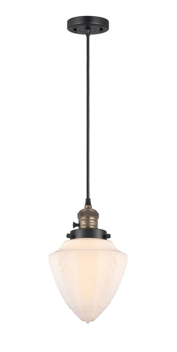 Innovations 201CSW-BAB-G661-7-LED LED Mini Pendant, Black Antique Brass