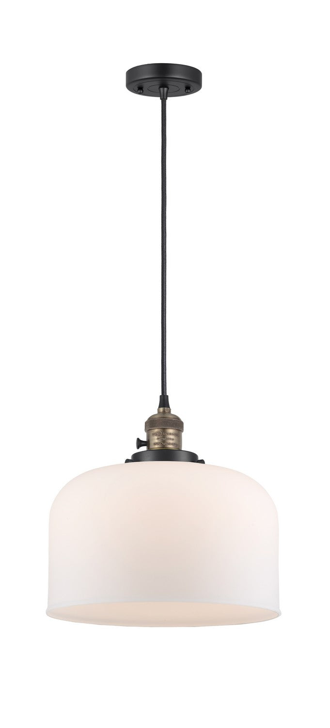 Innovations 201CSW-BAB-G71-L One Light Mini Pendant, Black Antique Brass
