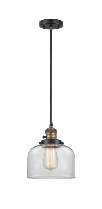 Innovations 201CSW-BAB-G72 One Light Mini Pendant, Black Antique Brass