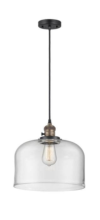Innovations 201CSW-BAB-G72-L One Light Mini Pendant, Black Antique Brass