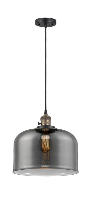 Innovations 201CSW-BAB-G73-L One Light Mini Pendant, Black Antique Brass