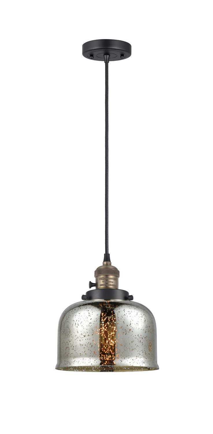 Innovations 201CSW-BAB-G78 One Light Mini Pendant, Black Antique Brass