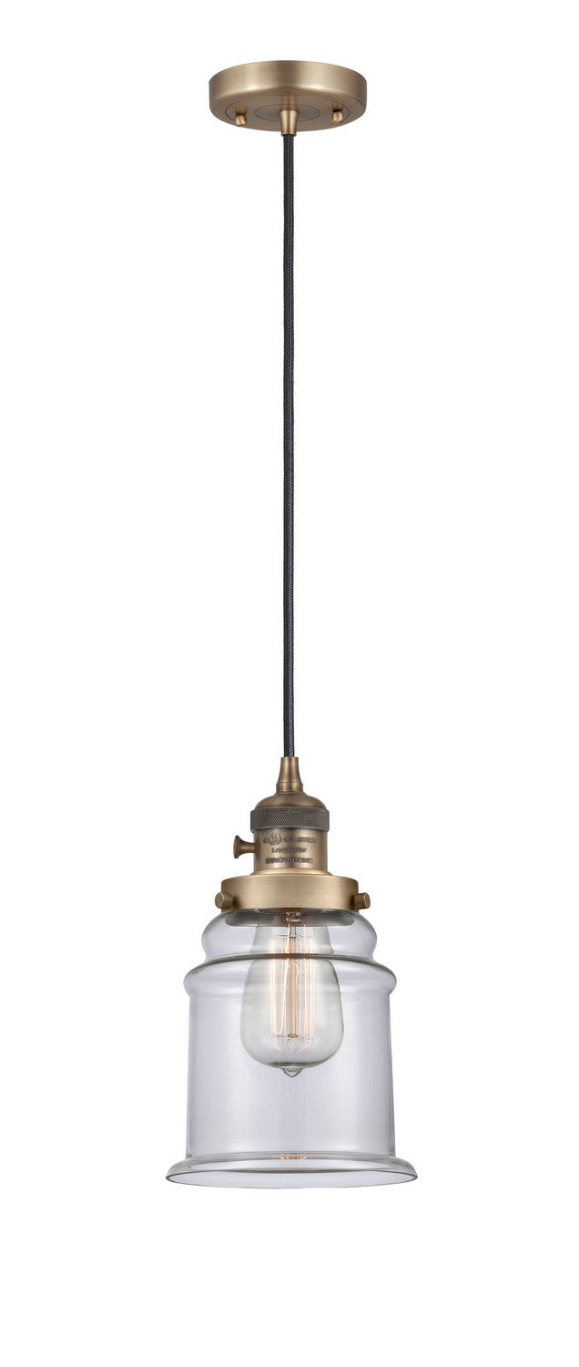 Innovations 201CSW-BB-G182-LED LED Mini Pendant, Brushed Brass