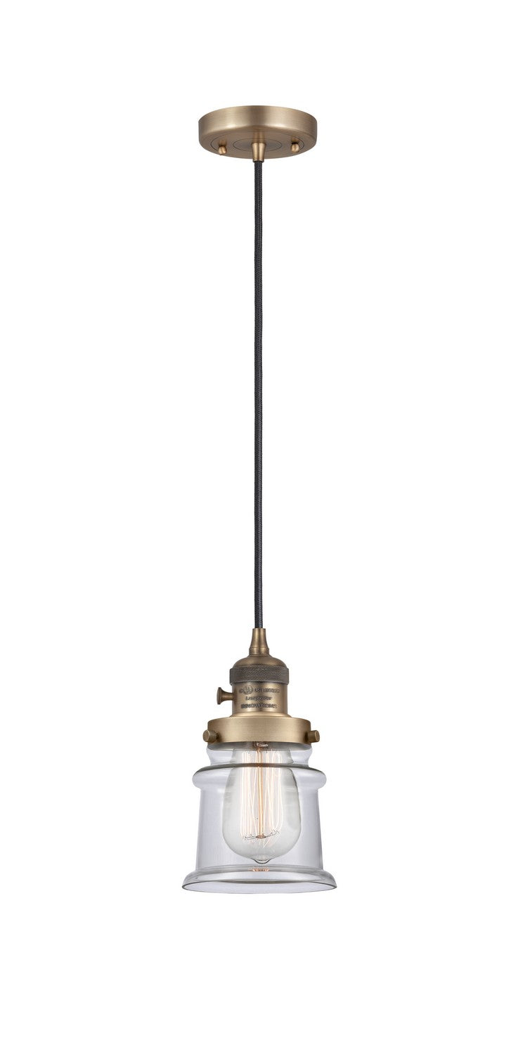 Innovations 201CSW-BB-G182S-LED LED Mini Pendant, Brushed Brass