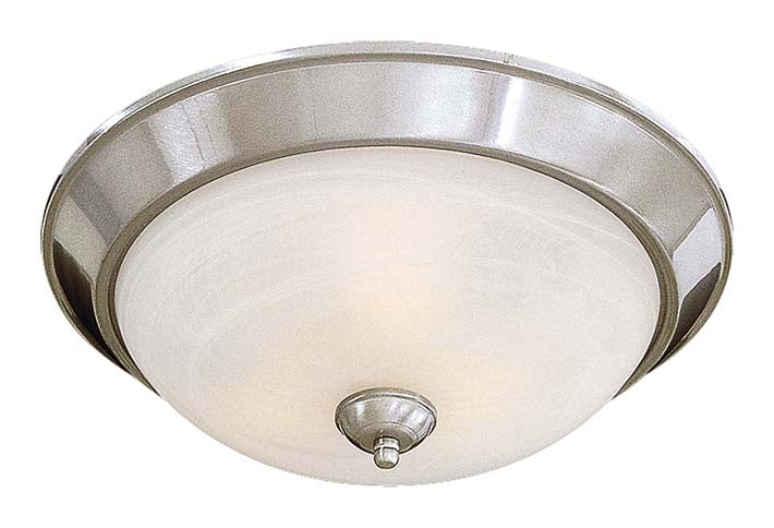 Minka-Lavery 893-84 Three Light Flush Mount, Brushed Nickel
