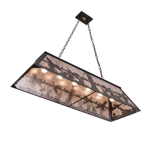 Meyda Tiffany 264160 Six Light Pendant, Timeless Bronze