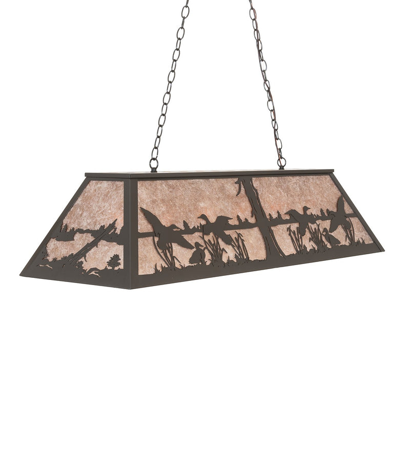 Meyda Tiffany 264160 Six Light Pendant, Timeless Bronze