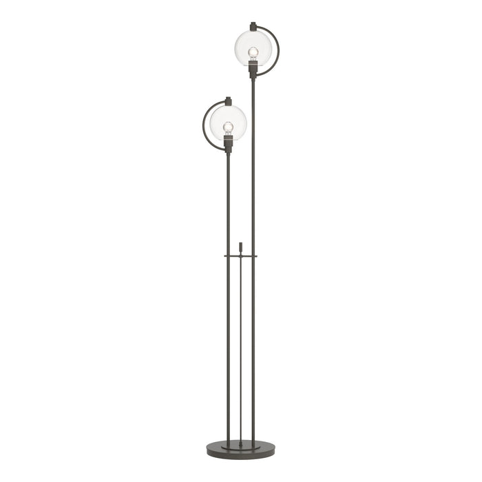 Hubbardton Forge 242210-SKT-07-ZM0436 Two Light Floor Lamp, Dark Smoke