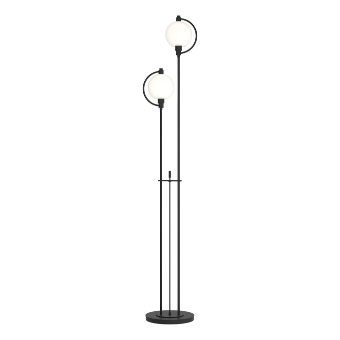 Hubbardton Forge 242210-SKT-10-GG0436 Two Light Floor Lamp, Black