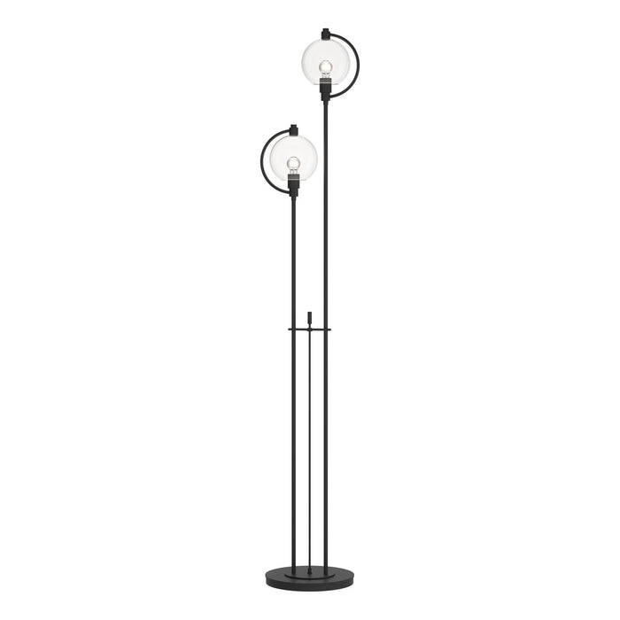 Hubbardton Forge 242210-SKT-10-ZM0436 Two Light Floor Lamp, Black