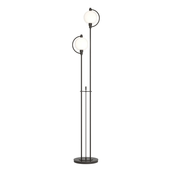 Hubbardton Forge 242210-SKT-14-GG0436 Two Light Floor Lamp, Oil Rubbed Bronze