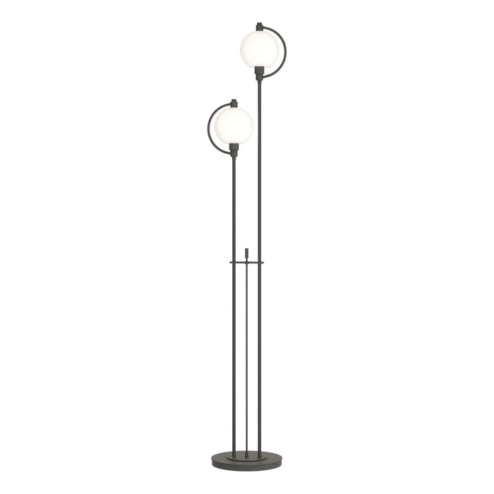 Hubbardton Forge 242210-SKT-20-GG0436 Two Light Floor Lamp, Natural Iron
