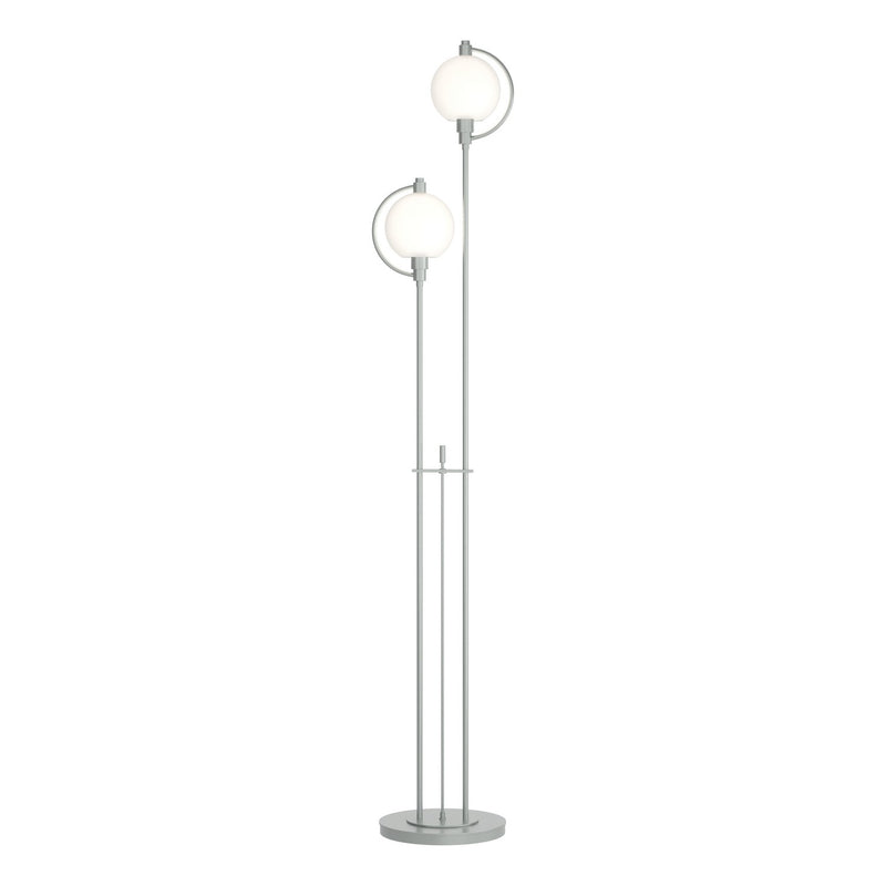Hubbardton Forge 242210-SKT-82-GG0436 Two Light Floor Lamp, Vintage Platinum