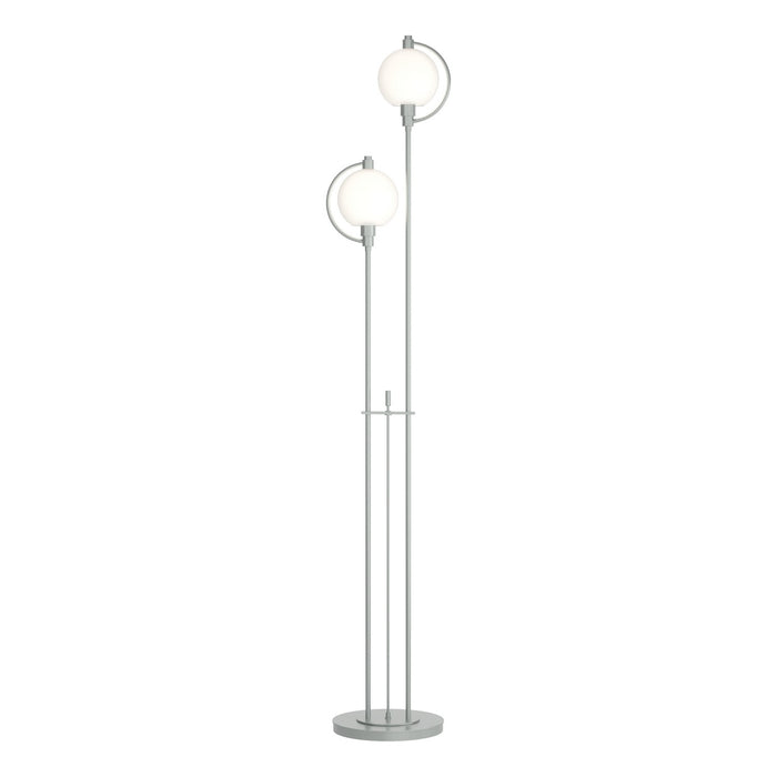 Hubbardton Forge 242210-SKT-82-GG0436 Two Light Floor Lamp, Vintage Platinum